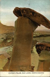 Custer's Pillar Postcard