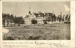 School for deaf and dumb Postcard