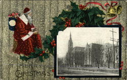 A Merry Christmas, Concordia Seminary St. Louis, MO Postcard Postcard