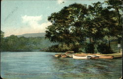 Boat Landing, Houghton's Pond, Blue Hills Reservation Postcard