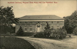 Northfield Seminary - Margaret Olivia Music Hall East Northfield, MA Postcard Postcard