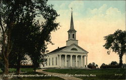 The Old Green Congregational Church at Old Middleboro Centre Postcard