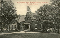 Northfield Seminary, Revelle Hall, Principal's Residence Postcard