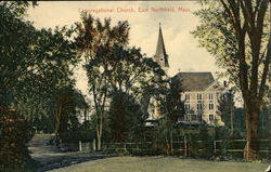 Congregational Church East Northfield, MA Postcard Postcard