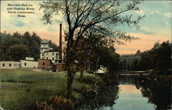 Merriam Hall Co. and Nashua River Postcard