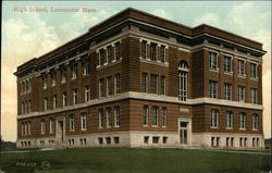 High School Leominster, MA Postcard Postcard