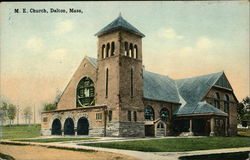 M. E. Church Dalton, MA Postcard Postcard