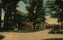 Massachusetts Hall at Harvard College Postcard