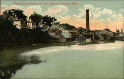 Pilgrim Meersteads and Town Brook Plymouth, MA Postcard Postcard