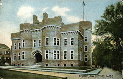 Armory New Bedford, MA Postcard Postcard