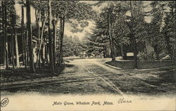 Main Grove, Whalom Park Postcard