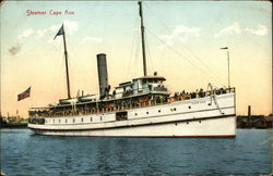 Steamer Cape Ann Postcard
