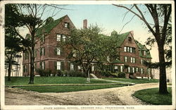 State Normal School, Crocker Hall Framingham, MA Postcard Postcard