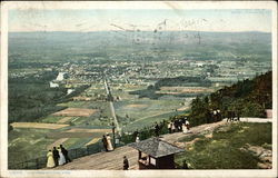 View from Mt. Tom Postcard