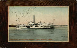 Bass Point and Nahant Steamer, Gov. Andrew, Mass Postcard