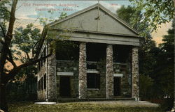 Old Framington Academy Framingham, MA Postcard Postcard