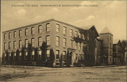 Offices of Nashawannuck Manufacturing Company Easthampton, MA Postcard Postcard