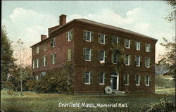 Memorial Hall Deerfield, MA Postcard Postcard