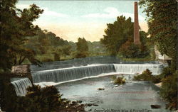 Viley & Russell Dam Greenfield, MA Postcard Postcard