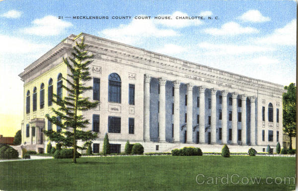 Mecklenburg County Court House Charlotte North Carolina