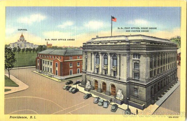 U. S. Post Office Court House And Custom House Providence Rhode Island