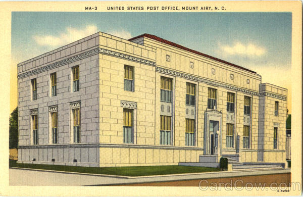 United States Post Office Mount Airy North Carolina