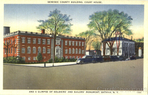 Genesee County Building Court House Batavia New York