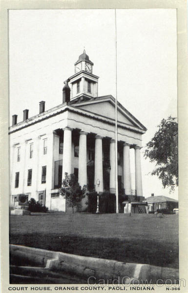 Court House Orange County Paoli Indiana