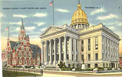 Passaic County Court House And Annex Paterson, NJ Postcard Postcard