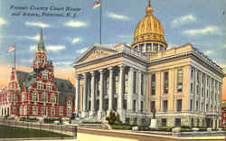 Passaic County Court House And Annex Paterson, NJ Postcard Postcard