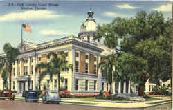Polk County Court House Bartow, FL Postcard Postcard