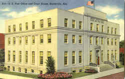 U. S. Post Office And Court House Huntsville, AL Postcard Postcard
