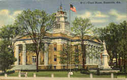 Court House Huntsville, AL Postcard Postcard