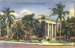 Lee County Court House Fort Myers, FL Postcard Postcard