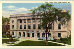 Pettis County Court House Sedalia, MO Postcard Postcard