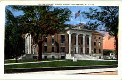 Wayne County Court House Postcard