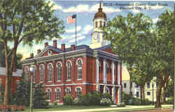 Pasquotank County Court House Elizabeth City, NC Postcard 