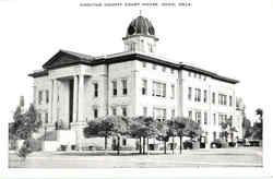 Choctaw County Court House Hugo, OK Postcard Postcard