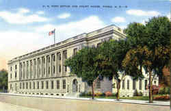 U. S. Post Office And Court House Postcard
