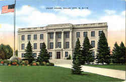 Court House Valley City, ND Postcard Postcard