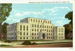 Sebastian County Court House And City Hall Fort Smith, AR Postcard Postcard