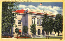 Clark County Court House Postcard