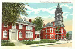 Huntingdon County Court House Pennsylvania Postcard Postcard