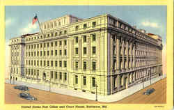 United States Post Office And Court House Postcard