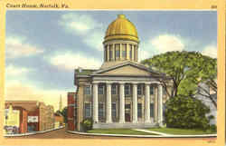 Court House Norfolk, VA Postcard Postcard