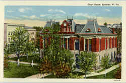 Court House Spencer, WV Postcard Postcard