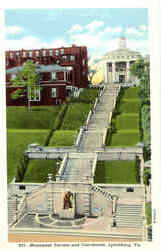 Monument Terrace And Courthouse Lynchburg, VA Postcard Postcard