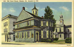 Old Court House Chester, PA Postcard Postcard