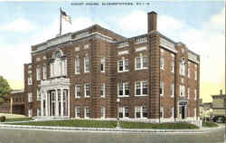 Court House Elizabethtown, KY Postcard Postcard