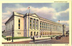United States Post Office Court House And Custom House Louisville, KY Postcard Postcard